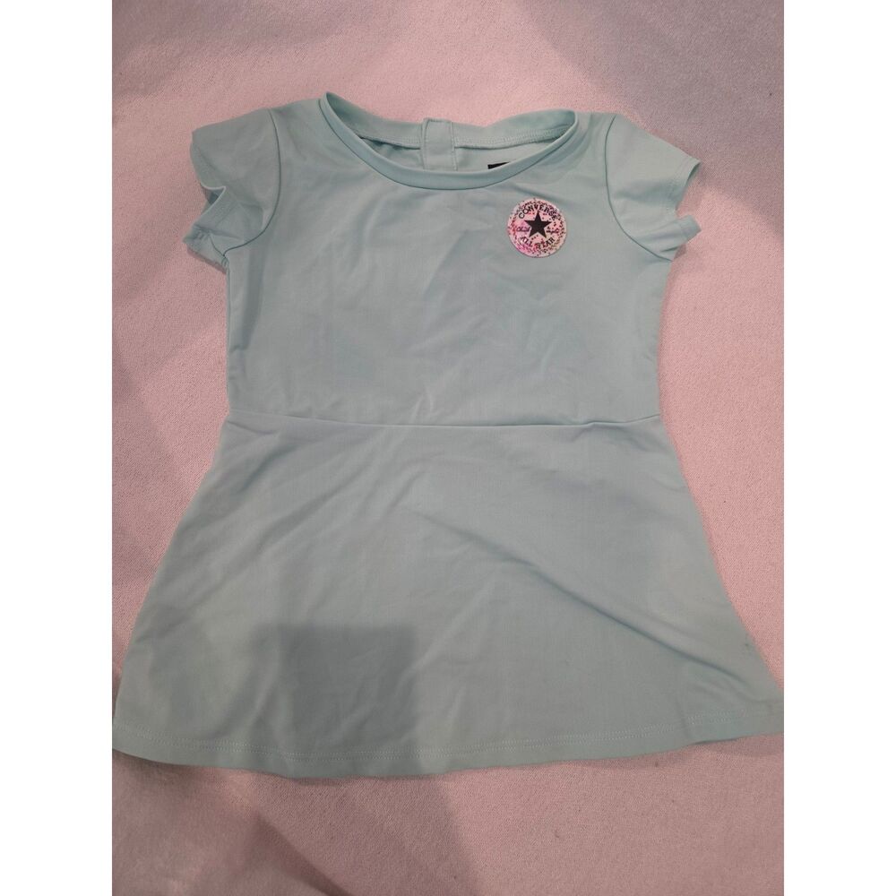 Converse All Star Toddler Mint Green Skater Dress Short Sleeve 24 Months